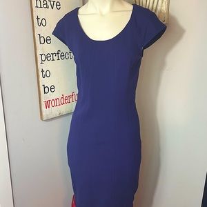 Elegant Blue Women's Dress